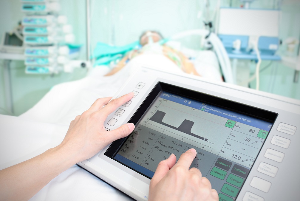 medical capacitive touch screens
